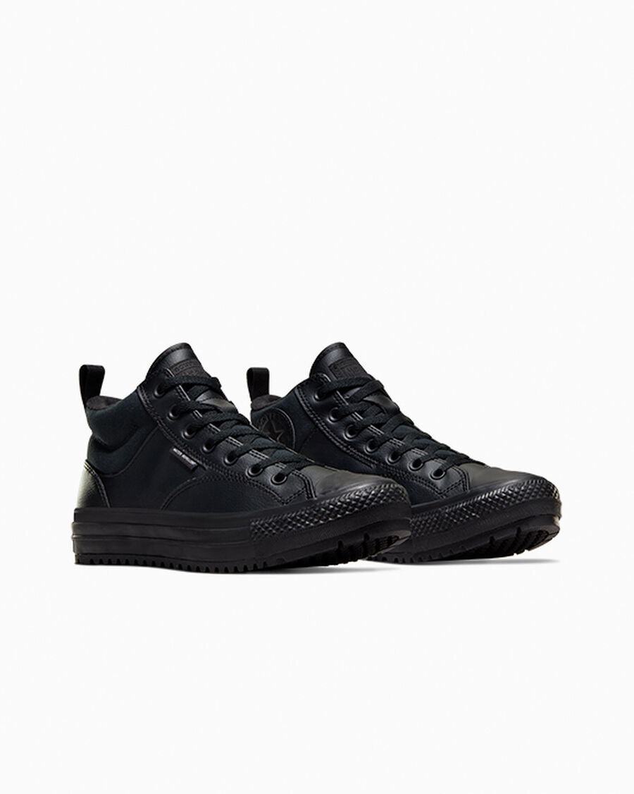 Water-Repellent Mid-Top Boot - Black/Black/Black