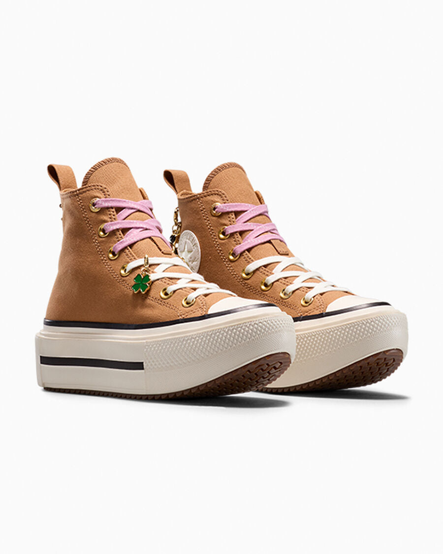 Canvas Platform High Top Sneaker - Charms