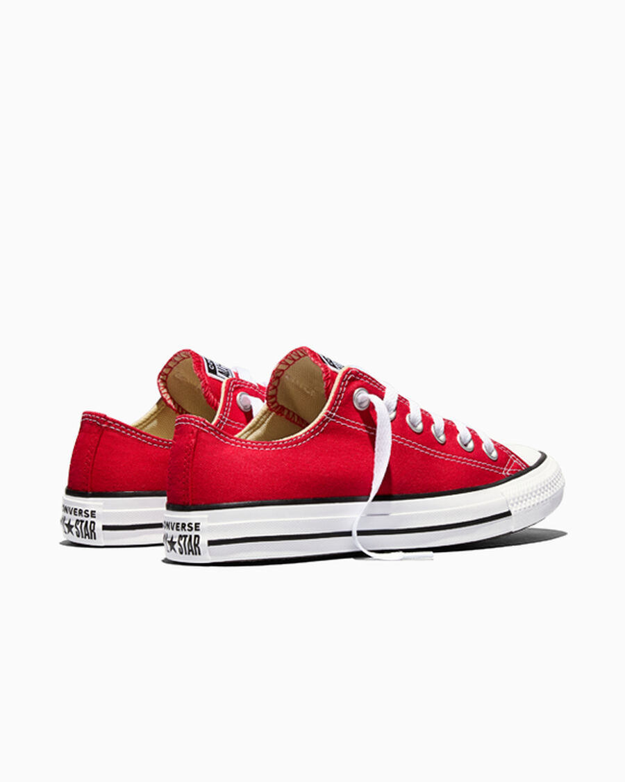 Canvas Low-Top Sneaker - Multiple Colors - Red