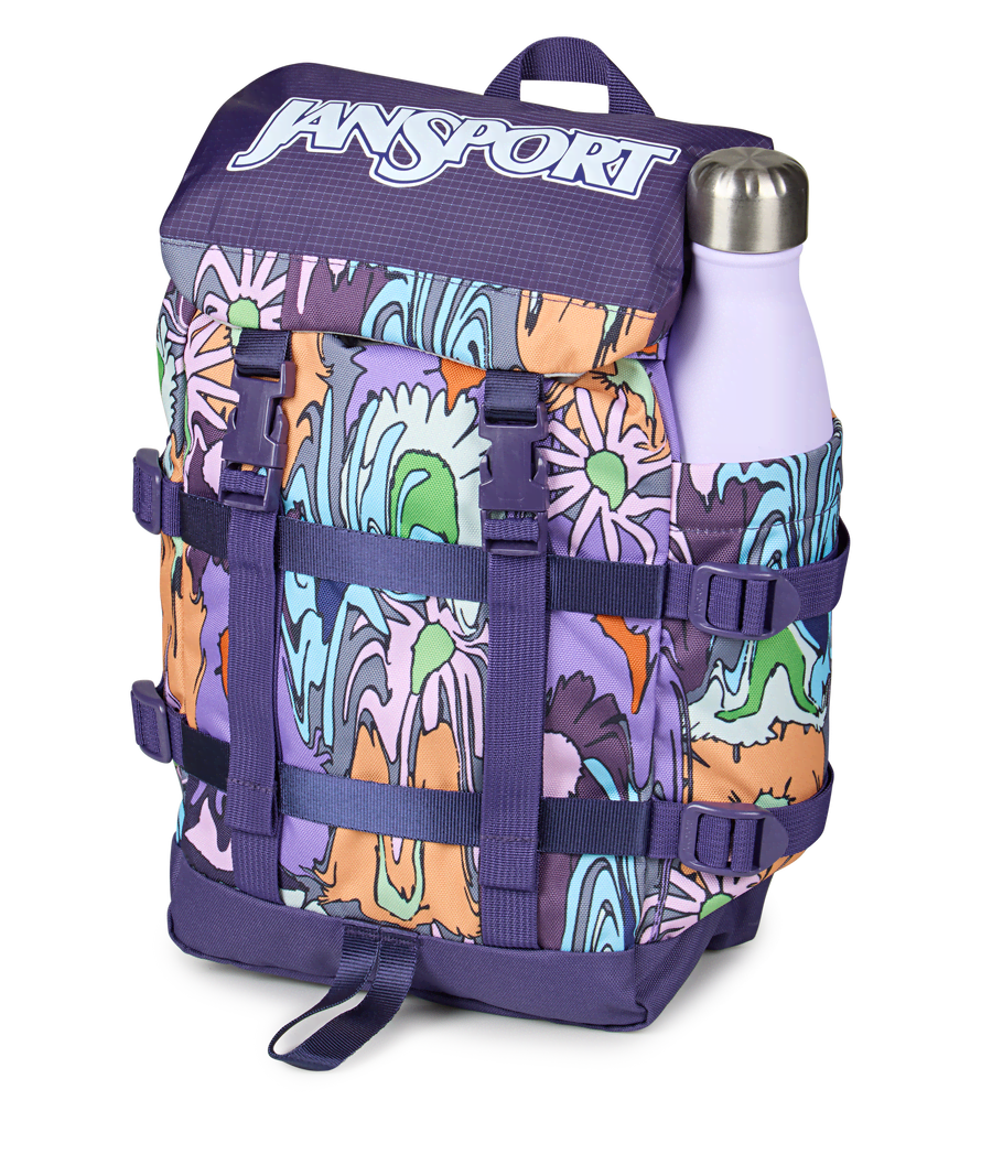 Recycled Nylon Mini Backpack - Smokey Grit