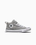 Canvas Easy-On Mid-Top Sneaker - Grey Area/White/Black