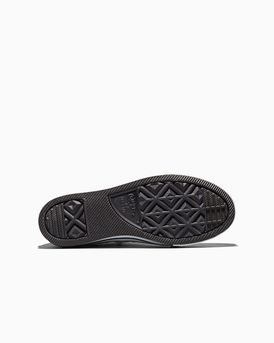 Kids Canvas Platform Low Top Sneaker - Black - White/Garnet/Navy