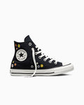 Women's Embroidered Floral Canvas High Top