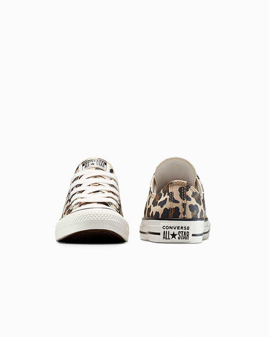 Canvas Low-Top Sneaker - Leopard Print