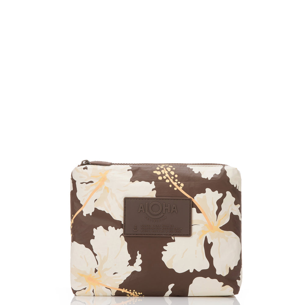 Small Hibiscus Print Pouch