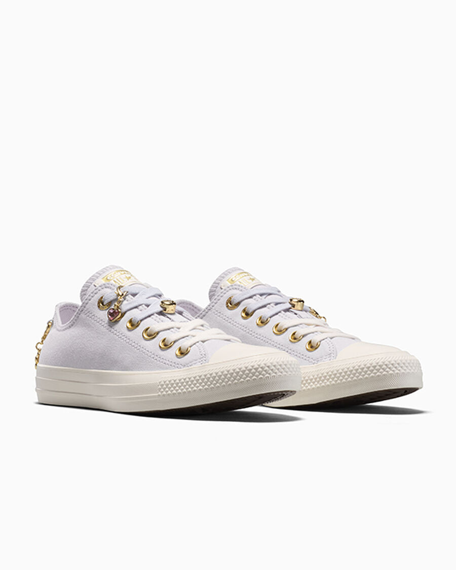Canvas Low Top Sneaker With Charms