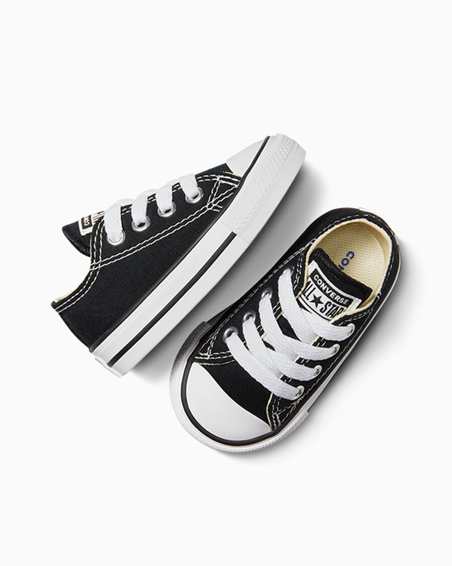 Canvas Low Top Sneaker - Black - Black