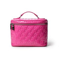 Large Mirrored Toiletry Bag - Hot Pink