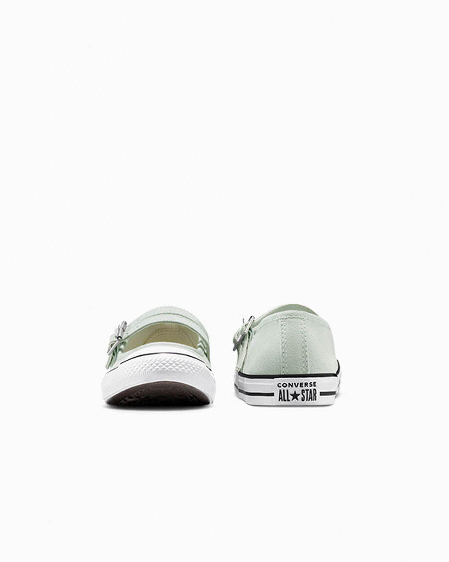 Canvas Mary Jane Low Top Shoe - White - Rainwashed Grey/White/Black