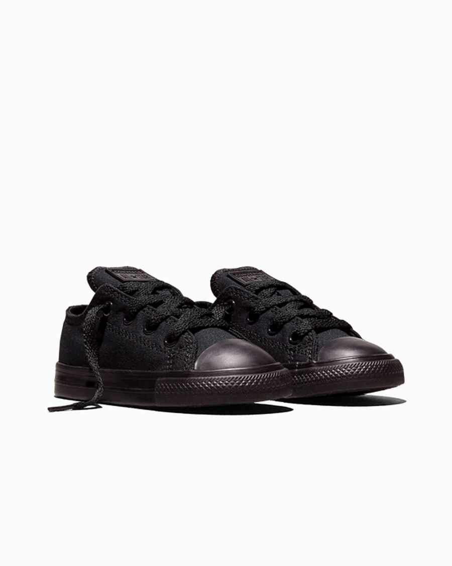 Canvas Low Top Sneaker - Black - Black Monochrome
