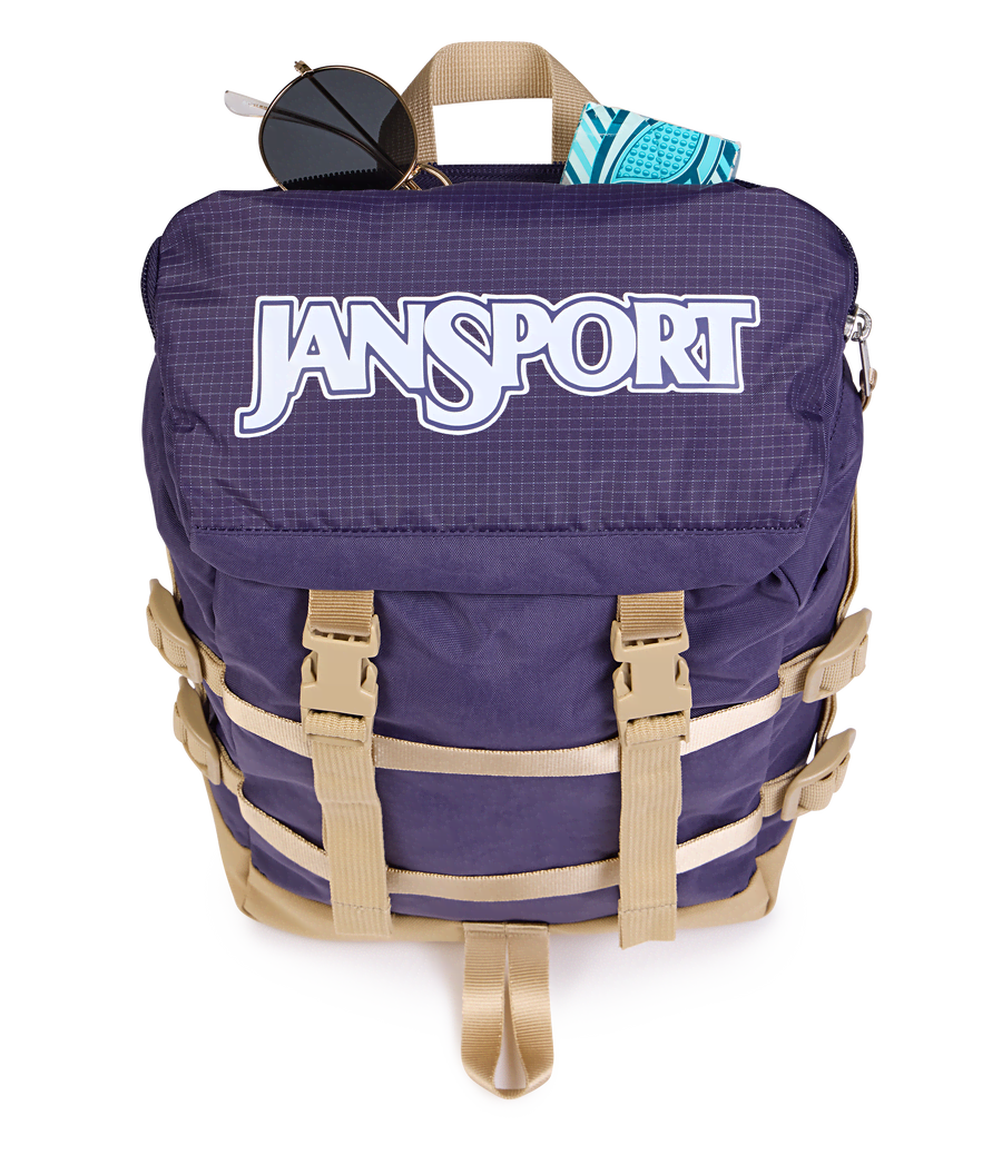 Recycled Nylon Mini Backpack - Smokey Grit