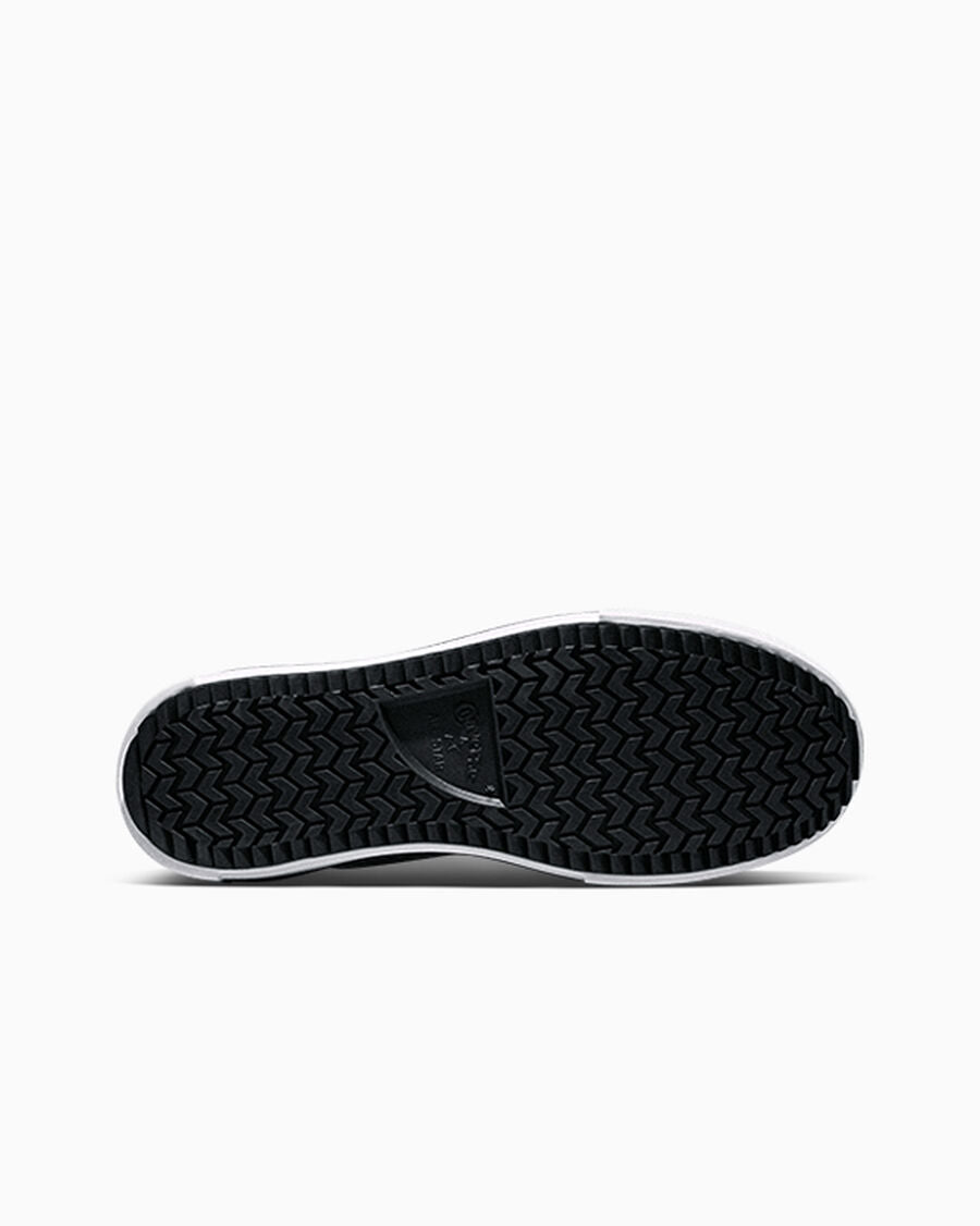 Washed Canvas Platform High Top Sneaker