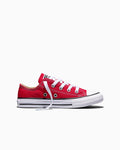Kids Canvas Low-Top Sneaker - Multiple Colors - Red
