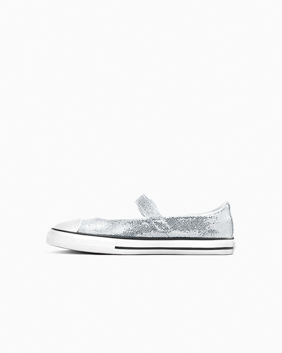 Glitter Easy-On Mary Jane Kids Shoe