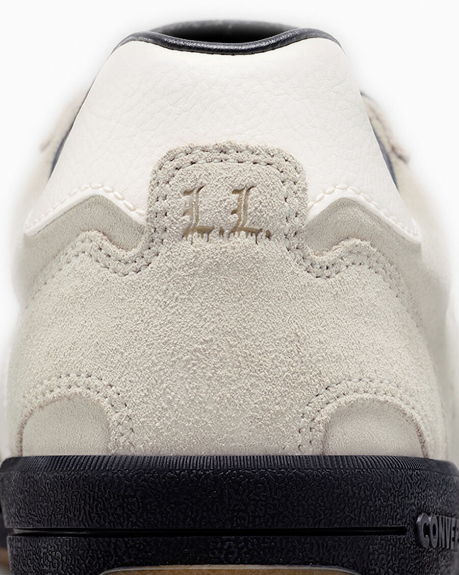 Suede Skate Low Top Shoe - Egret/Black/Gum