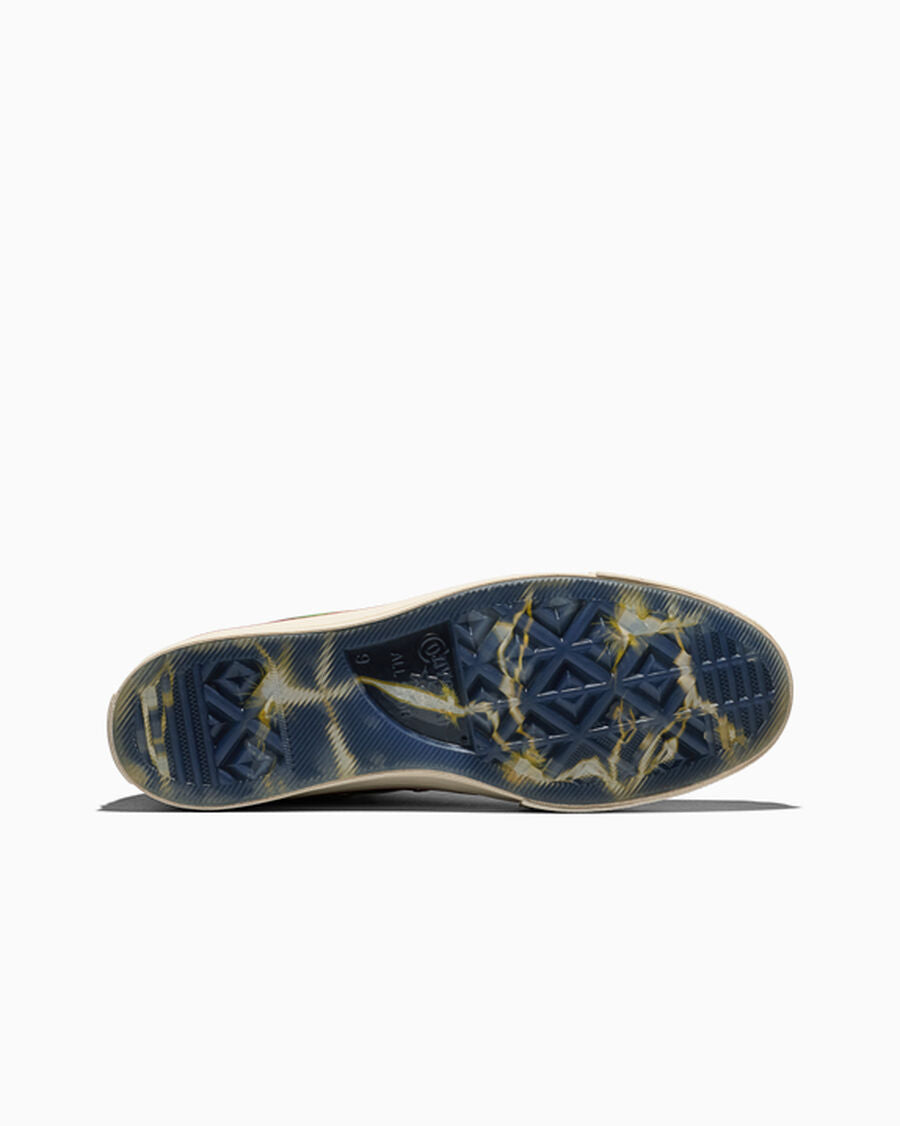 Leather Graphic High Top Sneaker