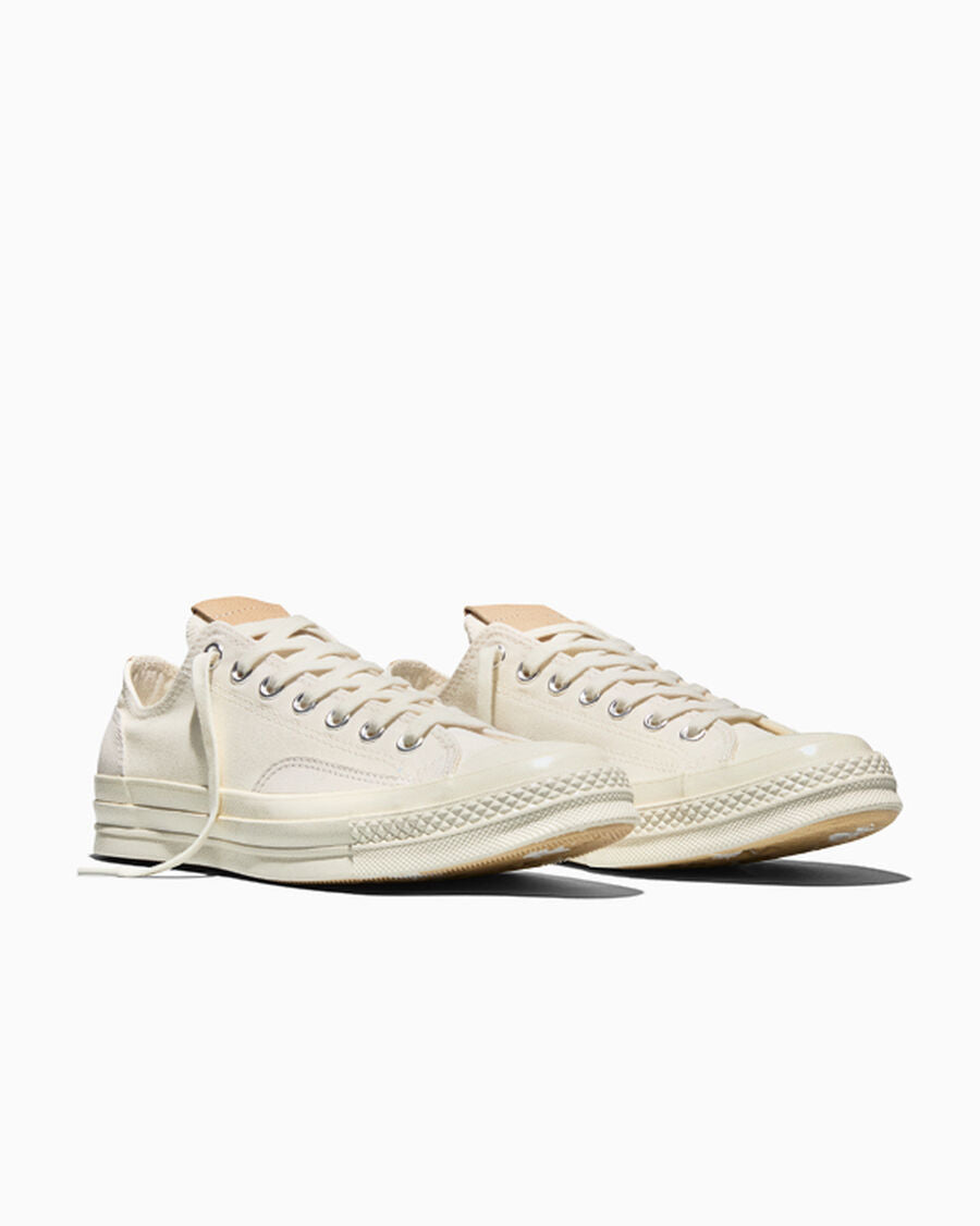 Canvas And Suede Low-Top Sneaker