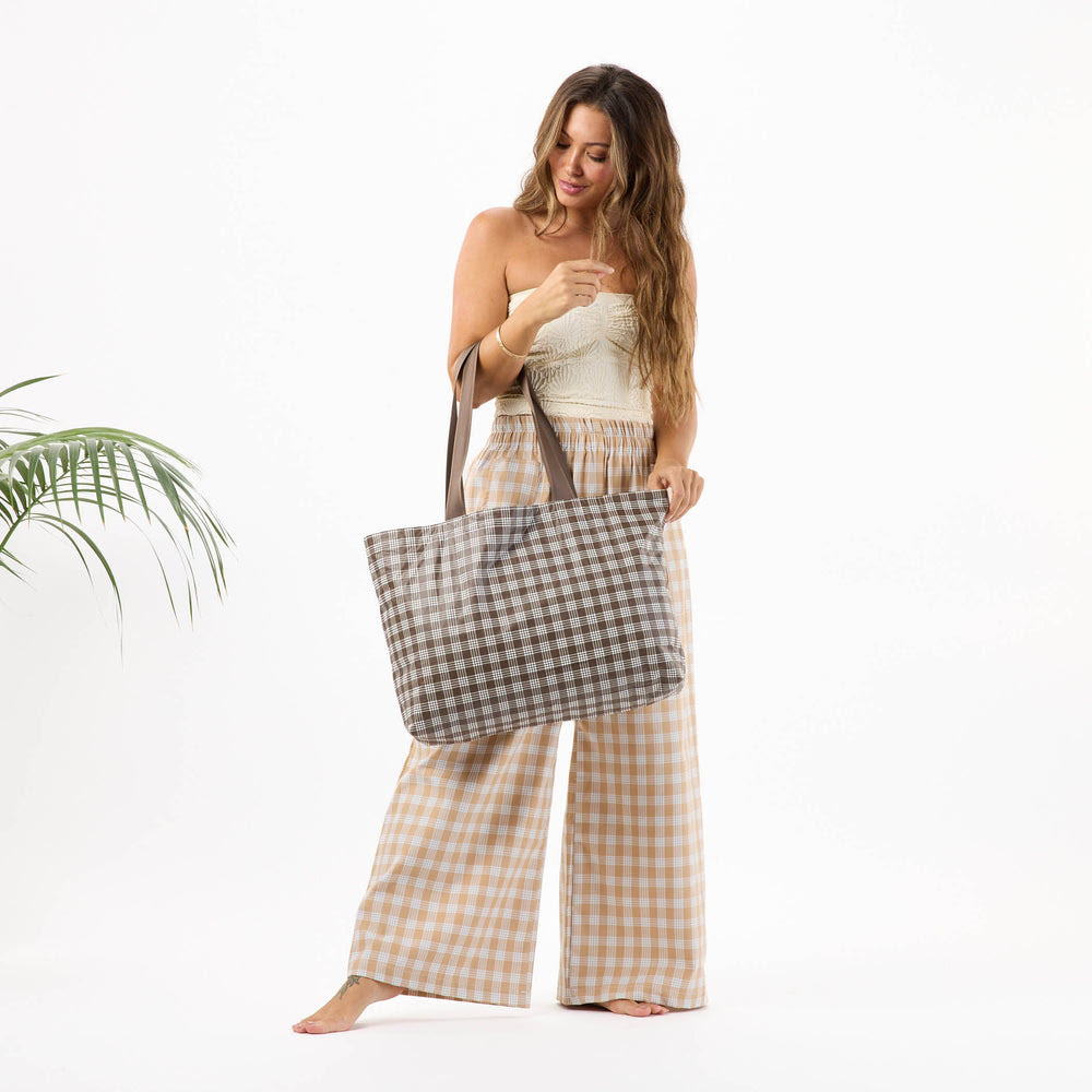 Reversible Open Top Tote - Hibiscus