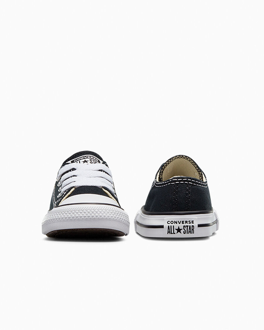 Canvas Low Top Sneaker - Black - Black