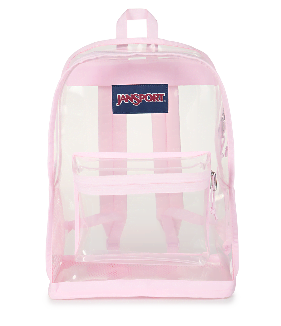 Clear Backpack - Cherry Lacquer