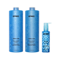 Large-Size Hydrating Shampoo, Conditioner And Treatment Set