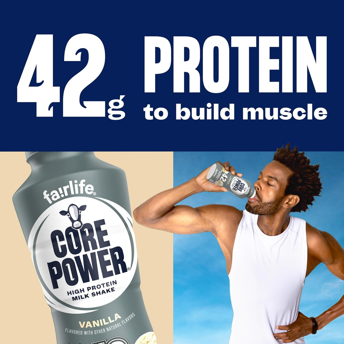 Vanilla High-Protein Milk Shake, 14 oz, 12 Pack