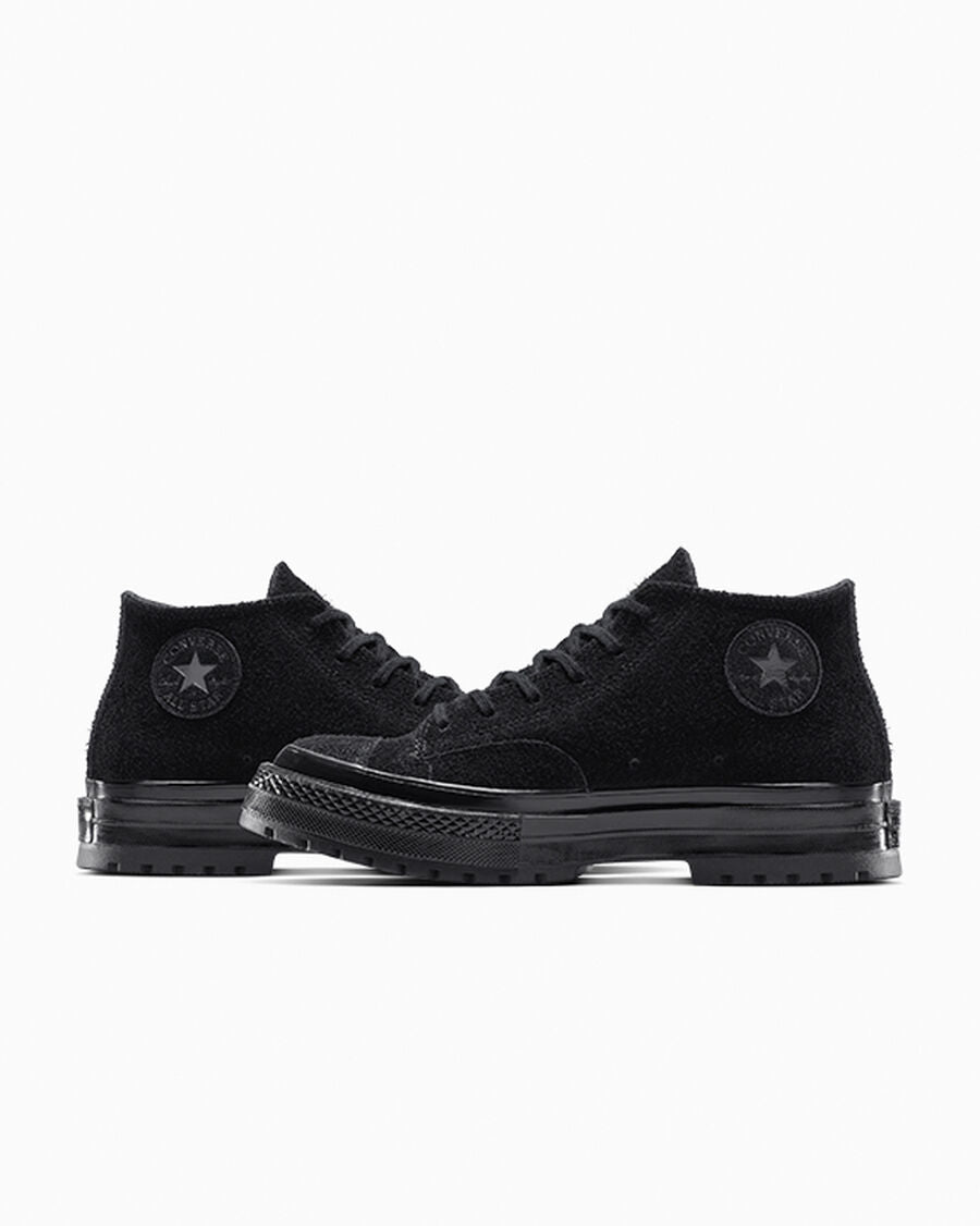 Unisex Suede Mid-Top Derby Shoe
