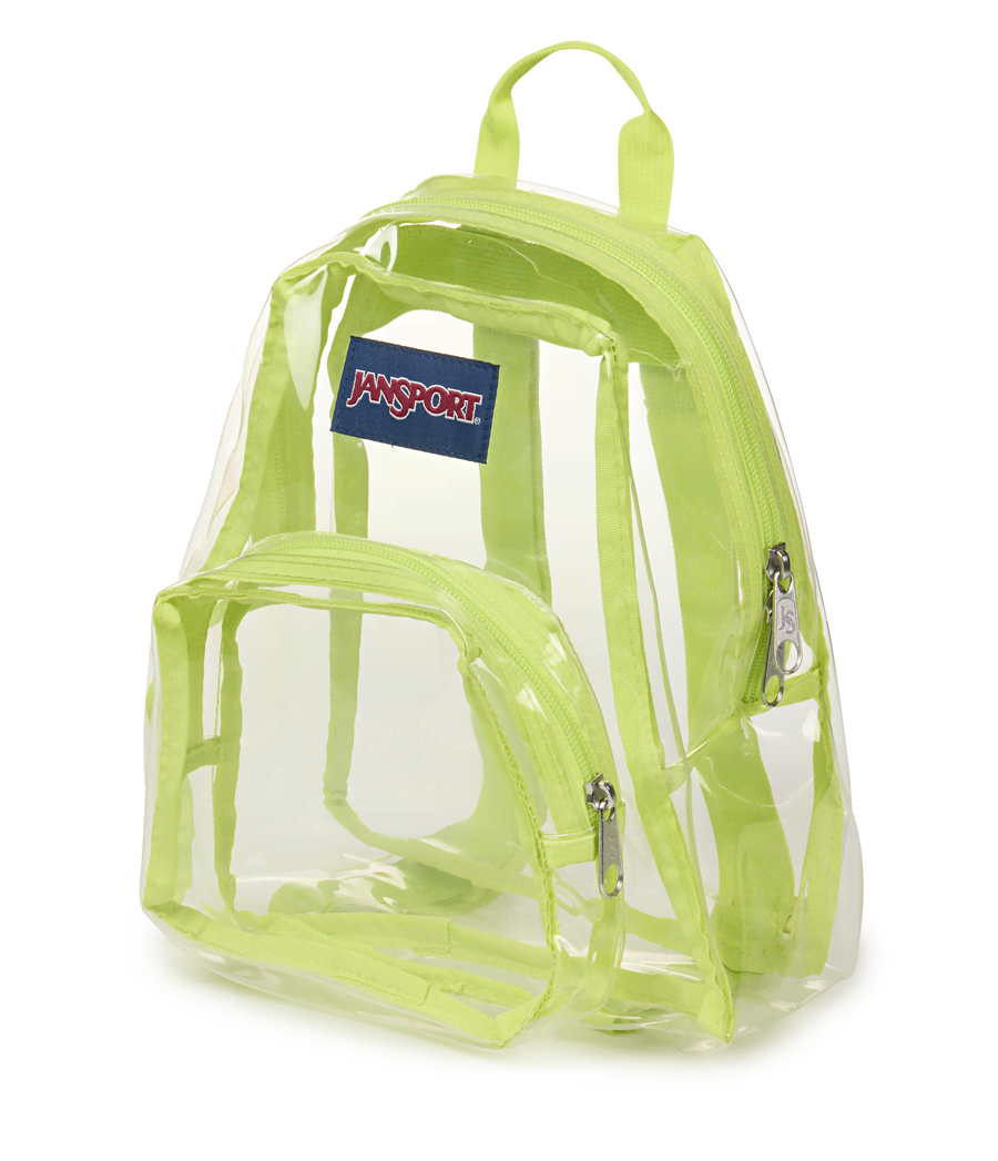 Clear Mini Backpack - Citron Lime