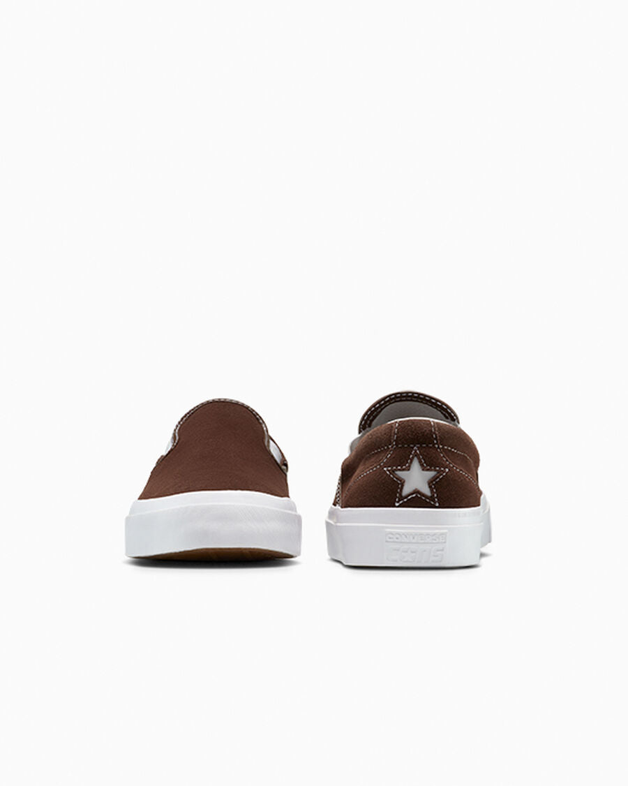 Suede Slip-On Skate Low Top Shoe
