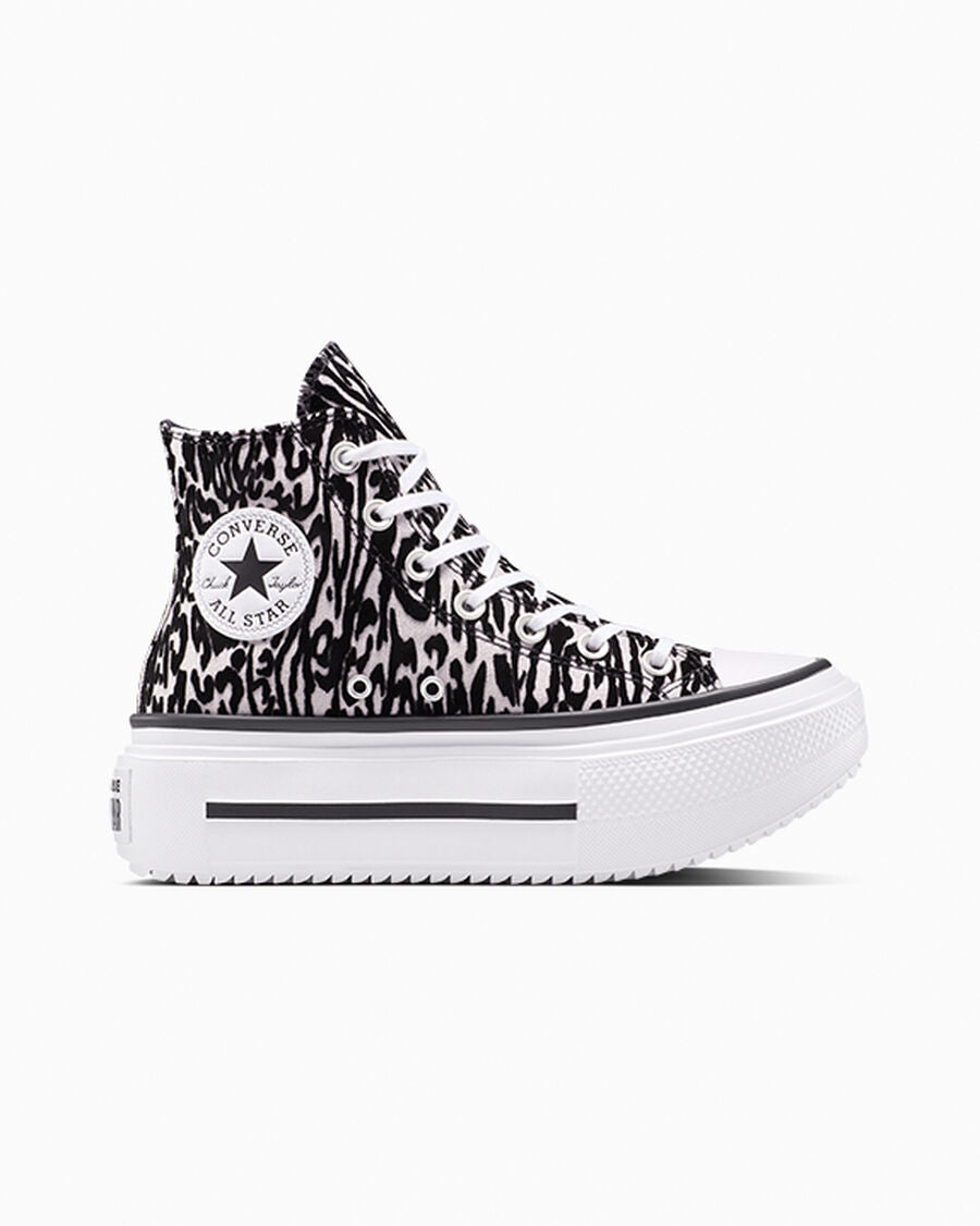 Canvas Platform High Top Sneaker - Leopard