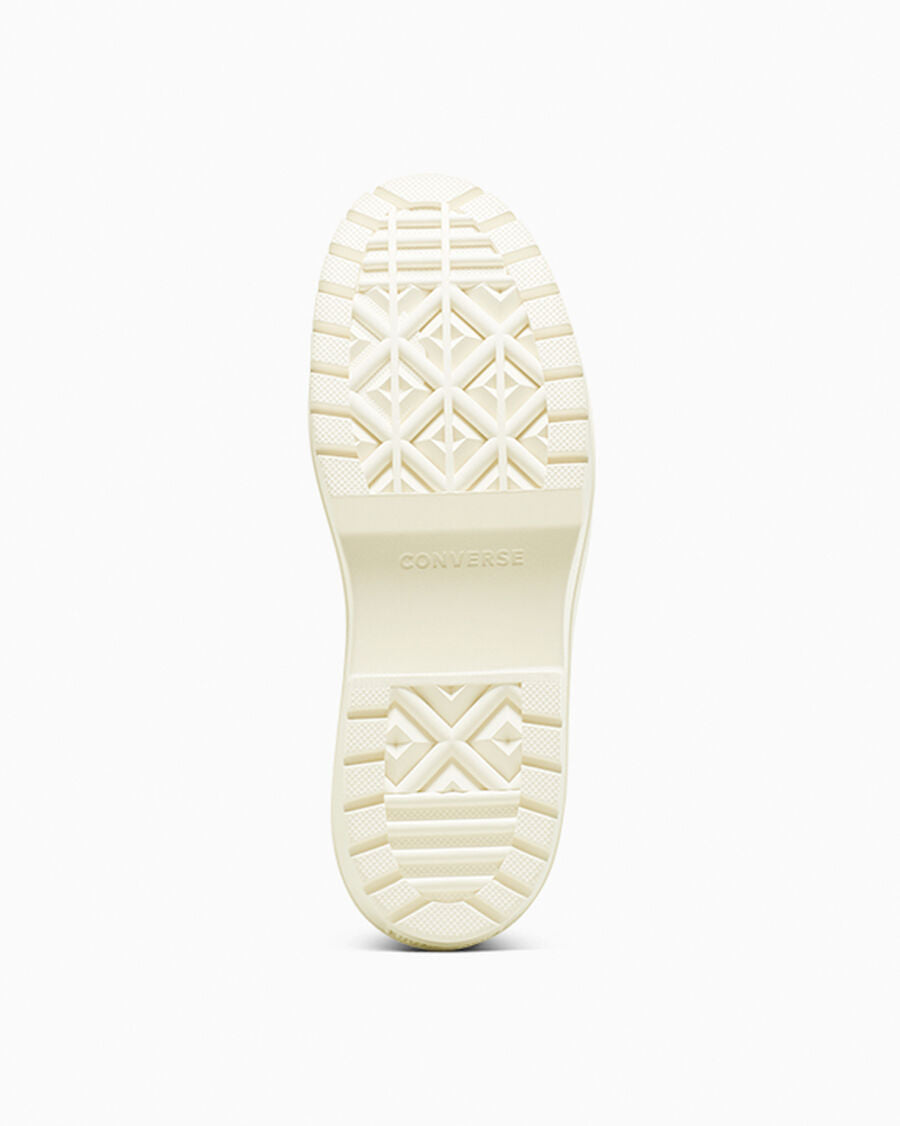 Women's Water-Resistant Leather Lug Sole Boot - Papyrus/Papyrus/Egret