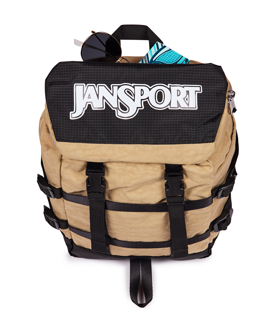 Recycled Nylon Mini Backpack - Smokey Grit