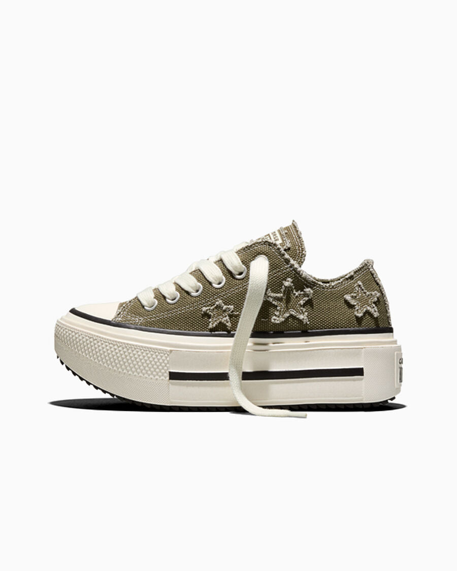 Canvas Platform Low Top Sneaker - Stars