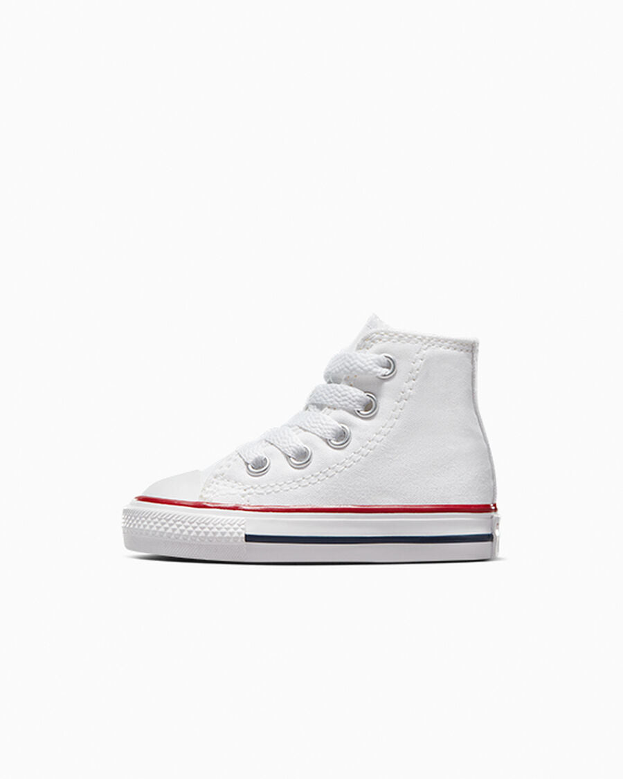 Toddler Canvas High-Top Sneaker - Multiple Colors - Optical White