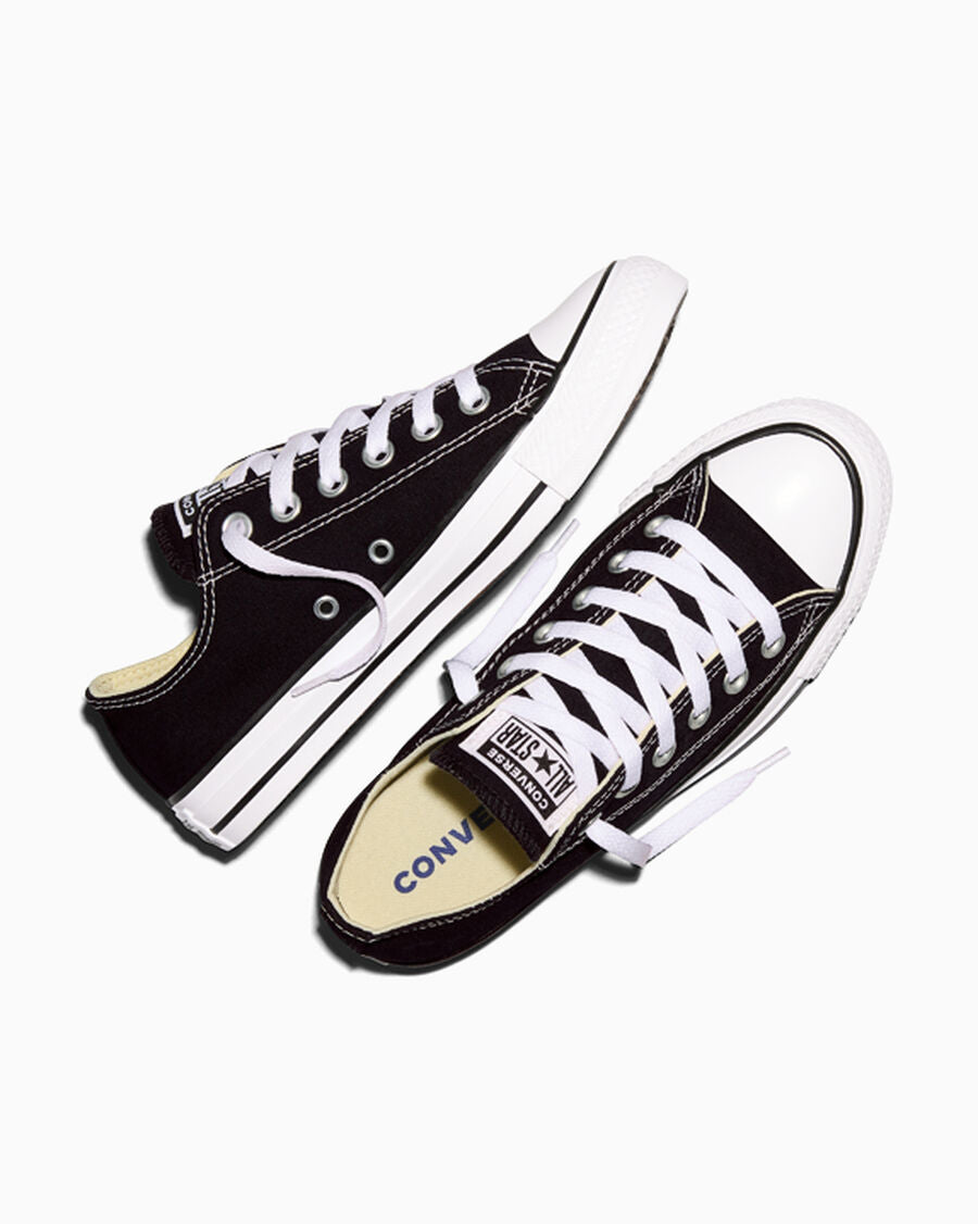 Canvas Low-Top Sneaker - Multiple Colors - Black