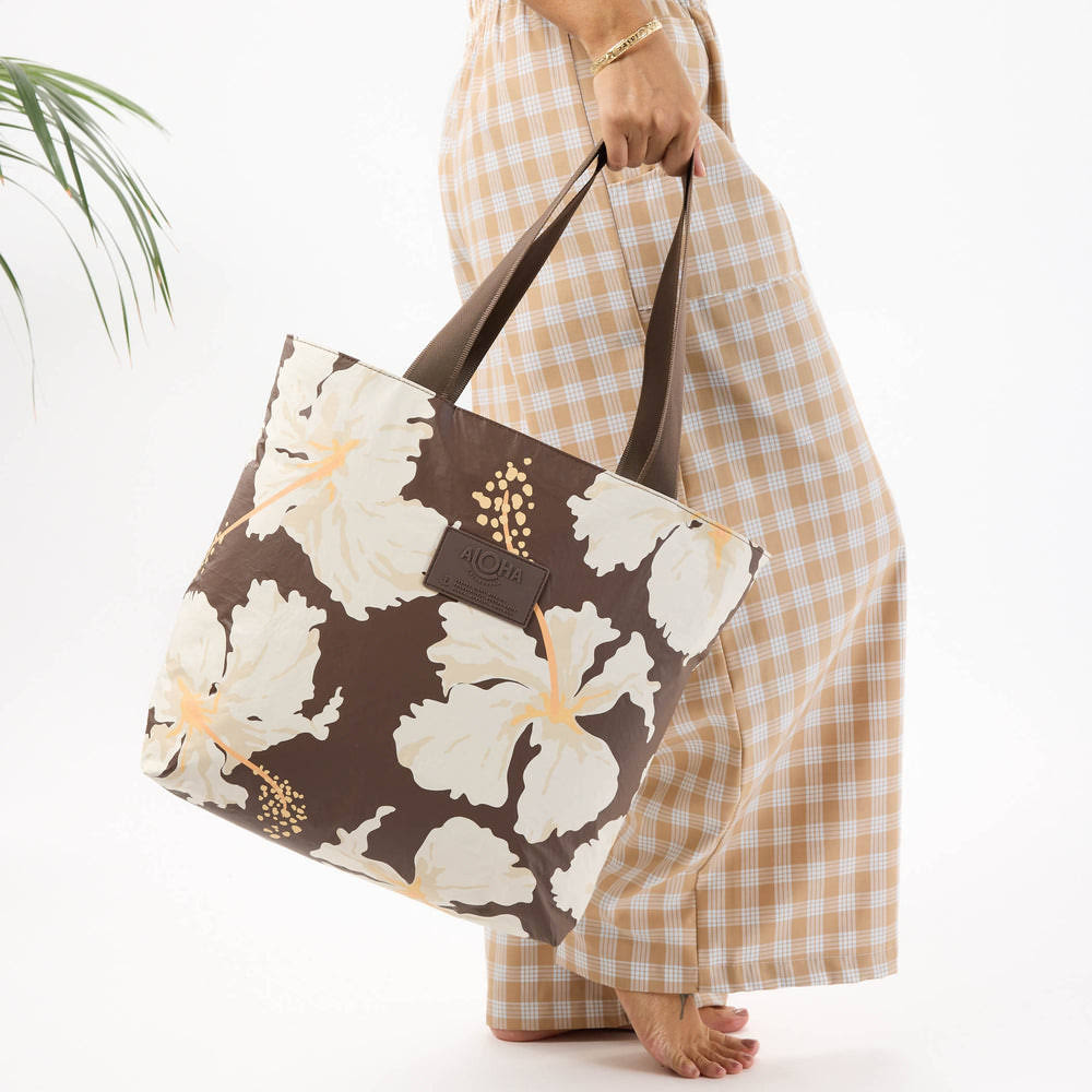 Expandable Splash-Resistant Tote - Floral