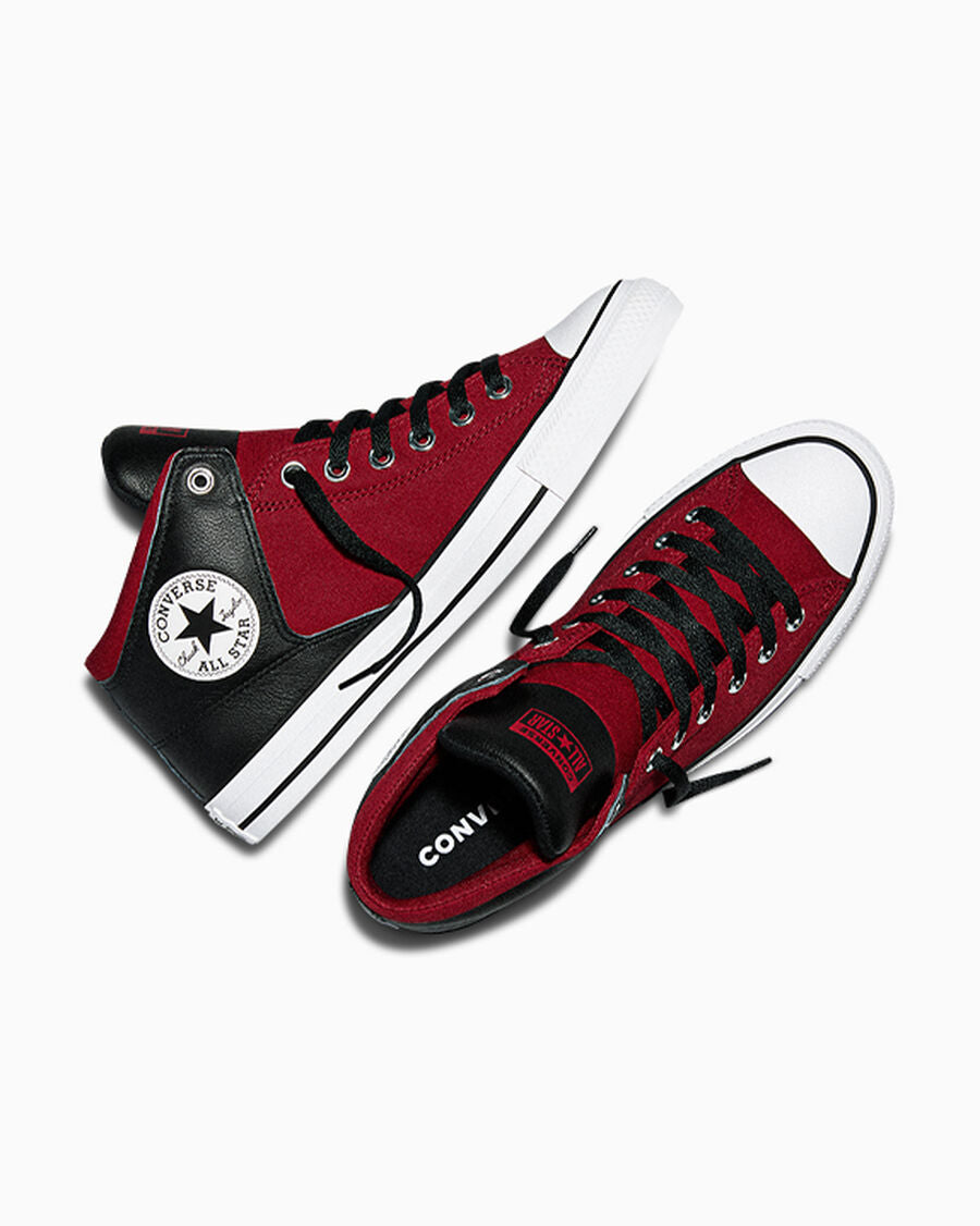 Color-Block Canvas Mid Top Sneaker