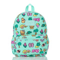 Water-Resistant Laptop Backpack - Tropical Print
