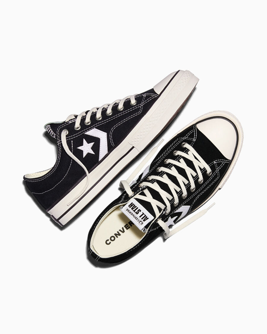 Canvas Skate Low Top Sneaker - Black/Vintage White/Black