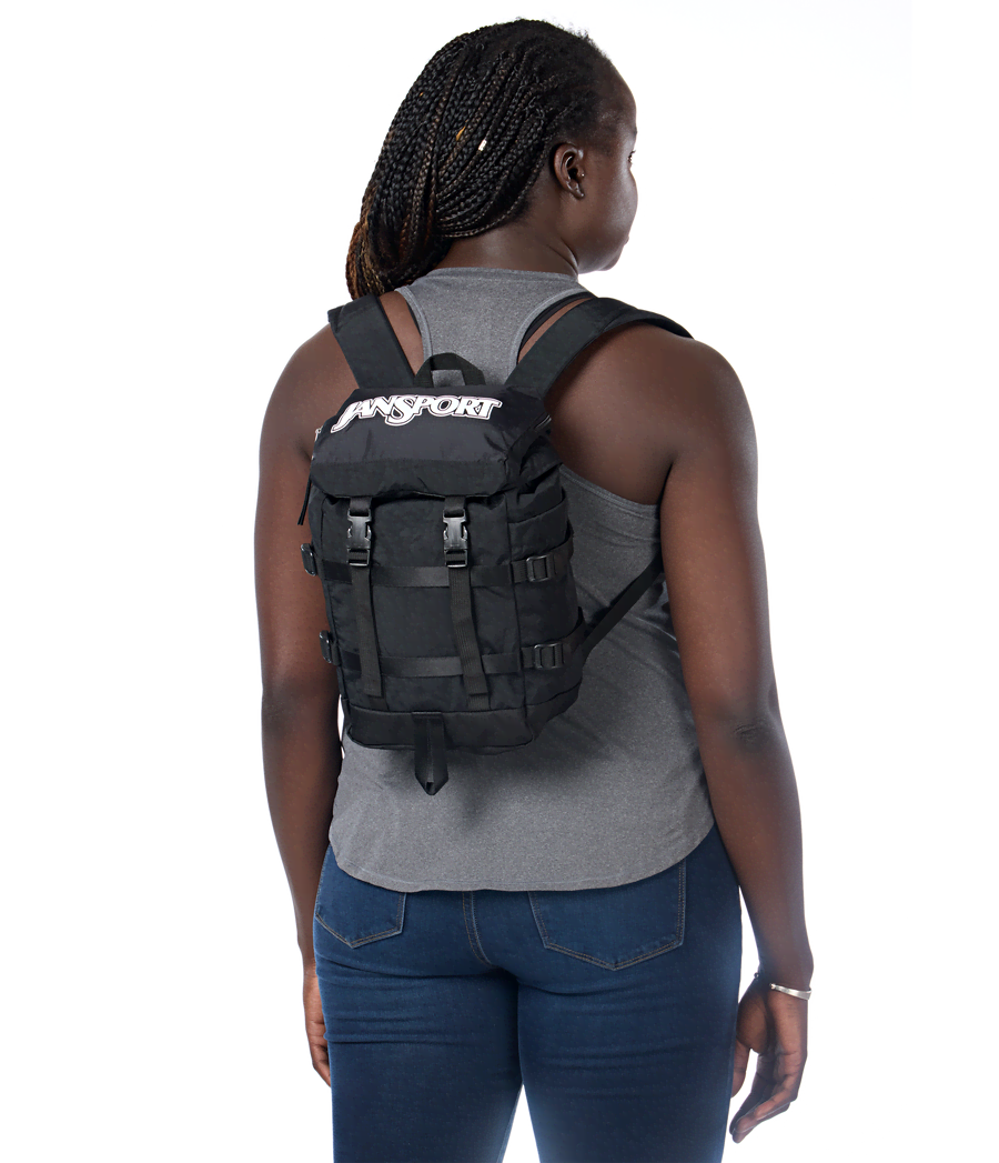 Recycled Nylon Mini Backpack - Smokey Grit
