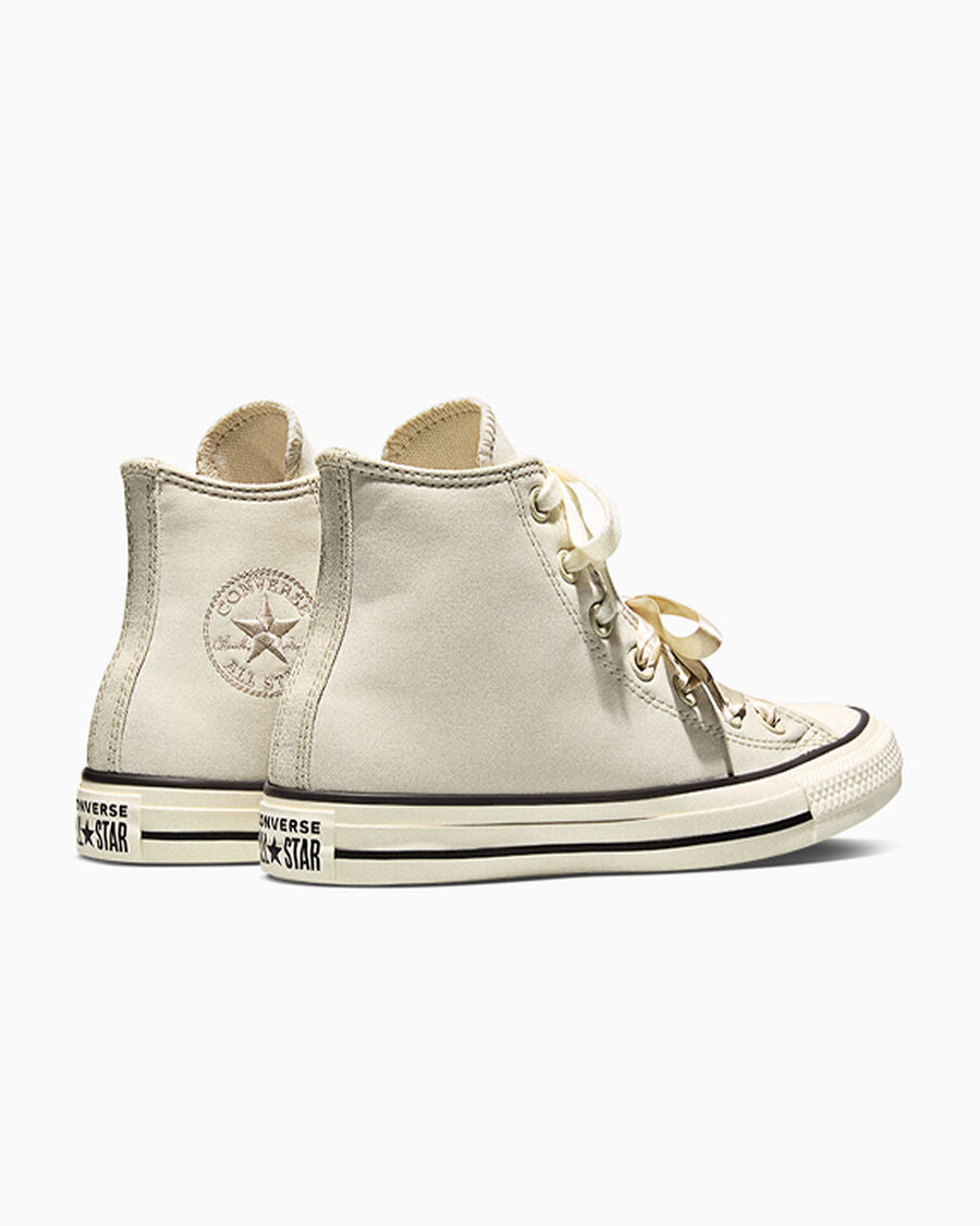 Women's Peached Canvas High Top Sneaker - Sage Smoke/Egret/Black