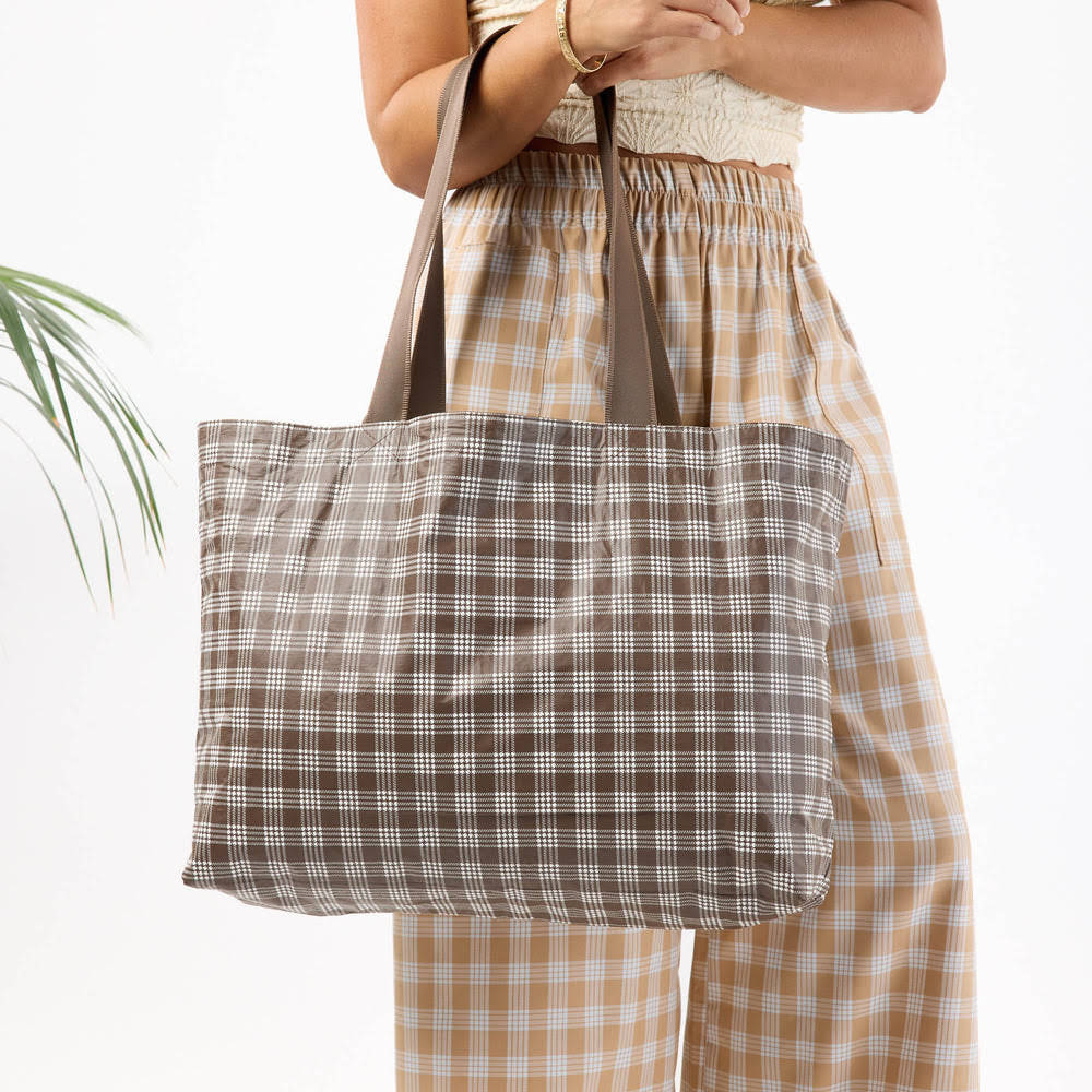 Reversible Open Top Tote - Hibiscus