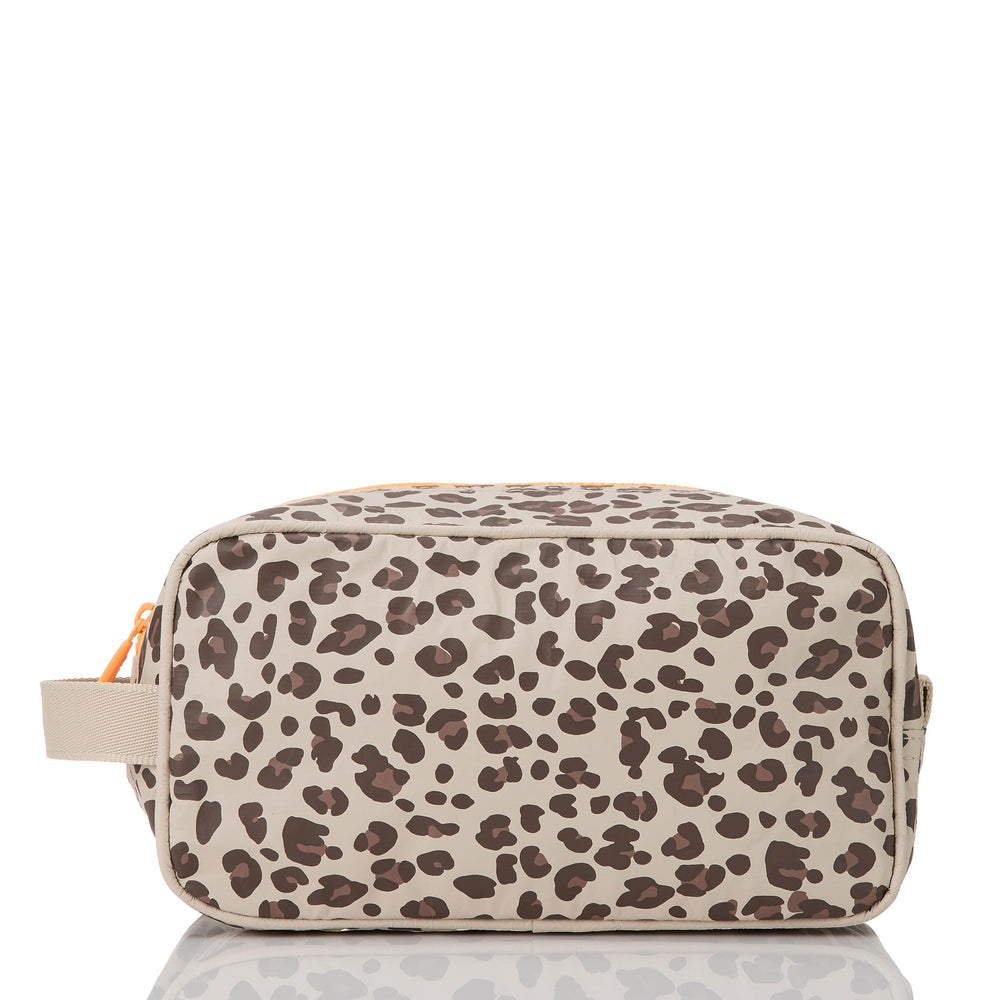 Structured Toiletry Bag - Leopard Print