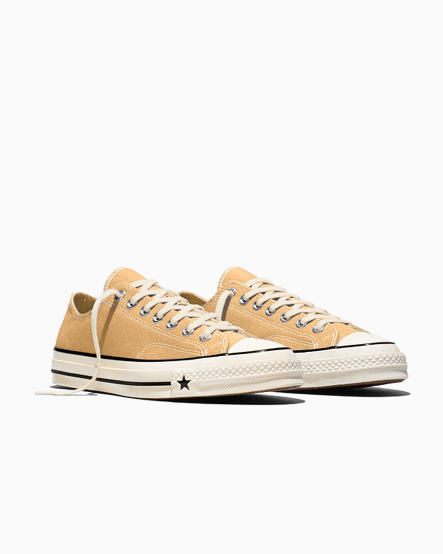 Unisex Heavyweight Canvas Low-Top Sneaker - Melon Dramatic/Egret/Black