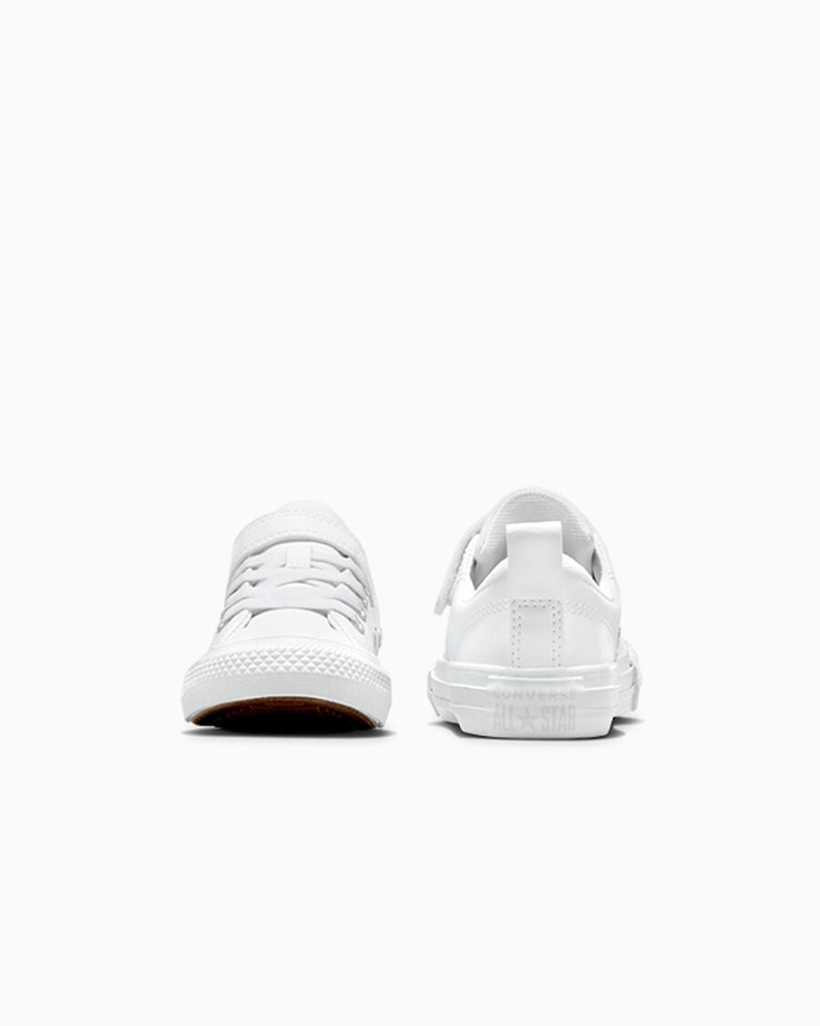 Easy-On Leather Low Top Kids Sneaker
