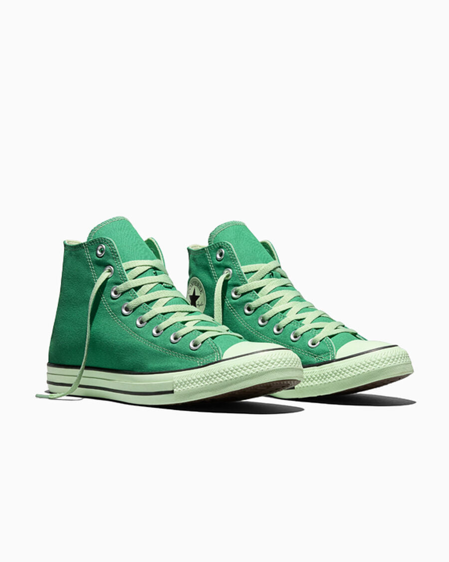 Tonal Canvas High Top Sneaker - Red - Green Means Go/Surplus Mint