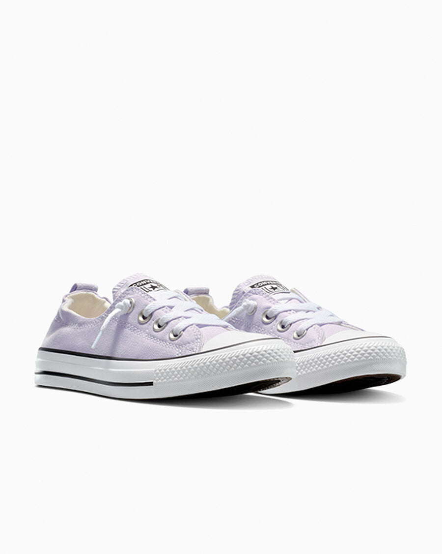 Canvas Slip-On Low Top Sneaker - Black - Pale Amethyst/White/Black