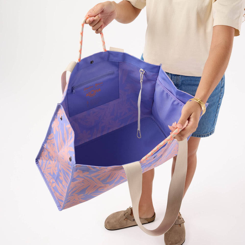 Waterproof PVC Tote - Fern