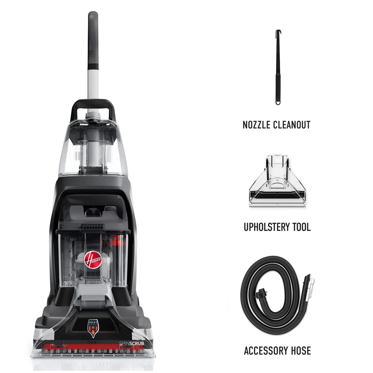 Hoover PowerScrub XL Upright Carpet Cleaner for Carpets, Rugs & Upholstery - FH68010