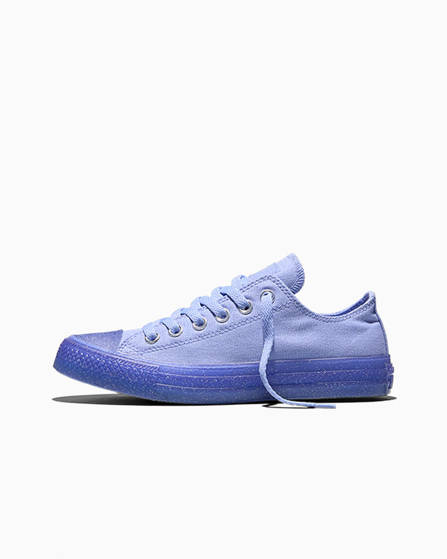 Glitter Clear Sole Canvas Low Top Sneaker